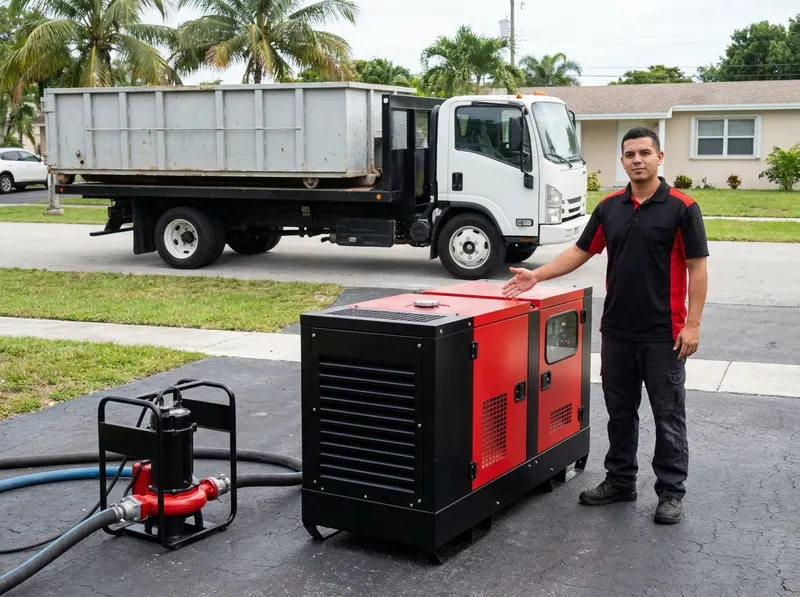 Power Generation and Dewatering Pump Rental in Miami, FL